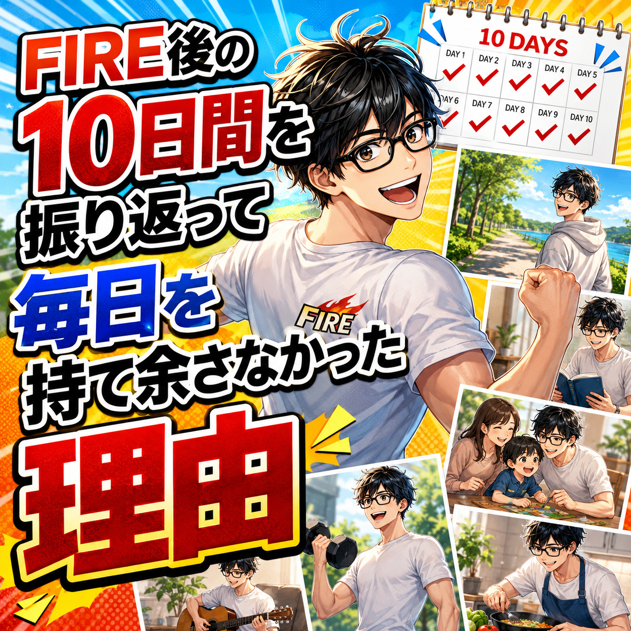 FIRE後の10日間を振り返って、毎日を持て余さなかった理由のサムネイル